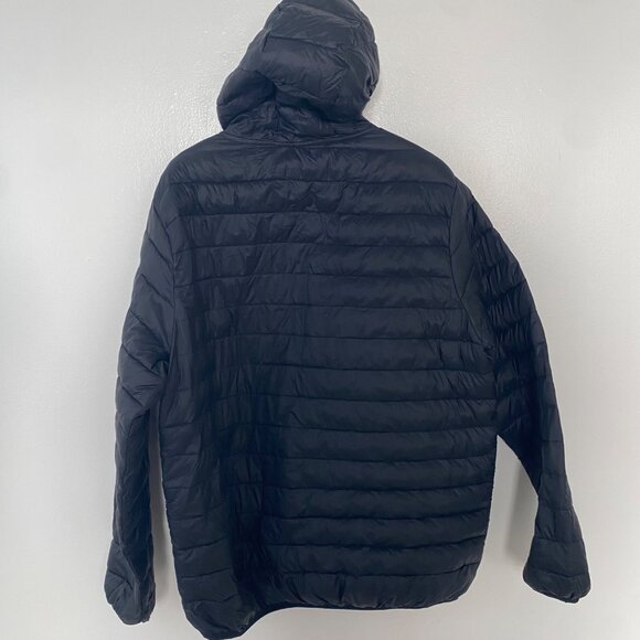 Spyder Packable Puffer Jacket w Hood Black - Picture 9 of 13